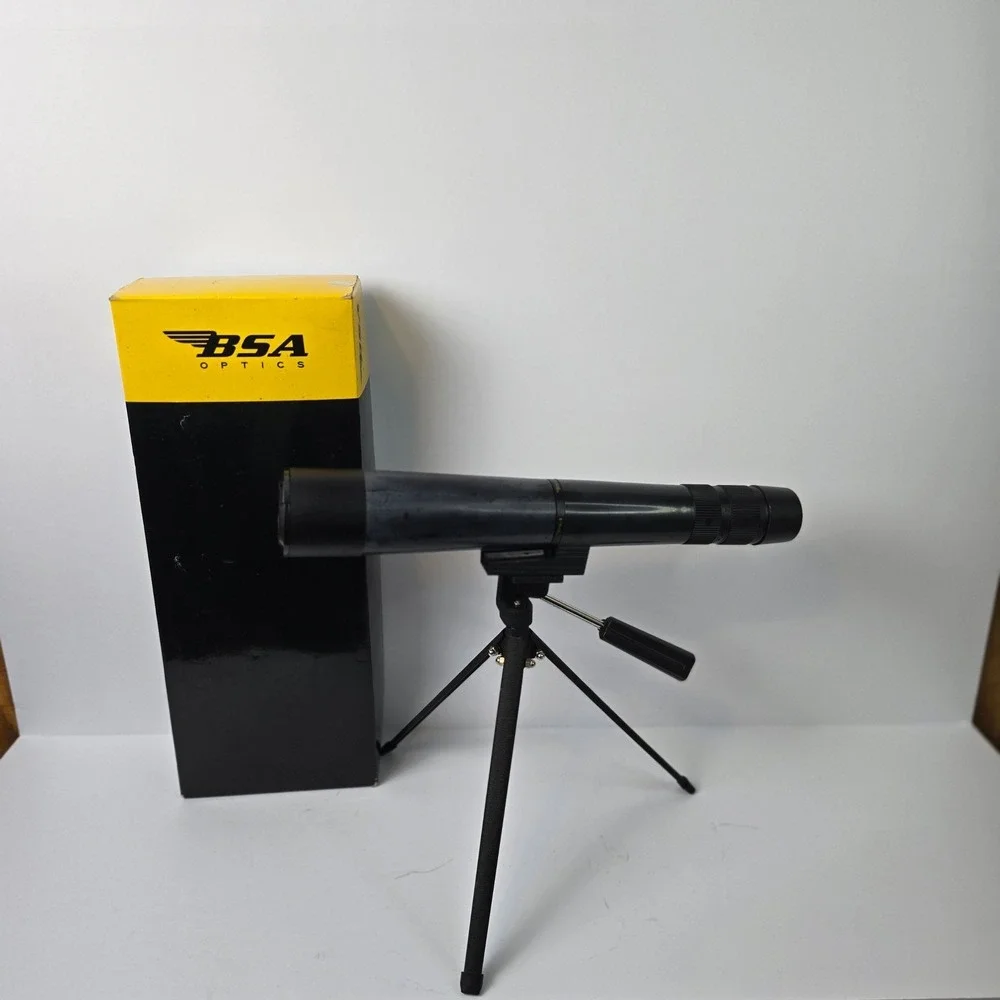 BSA Optics 15-45x50mm Deerhunter‎ Spotting Scope with Tripod and Original Box